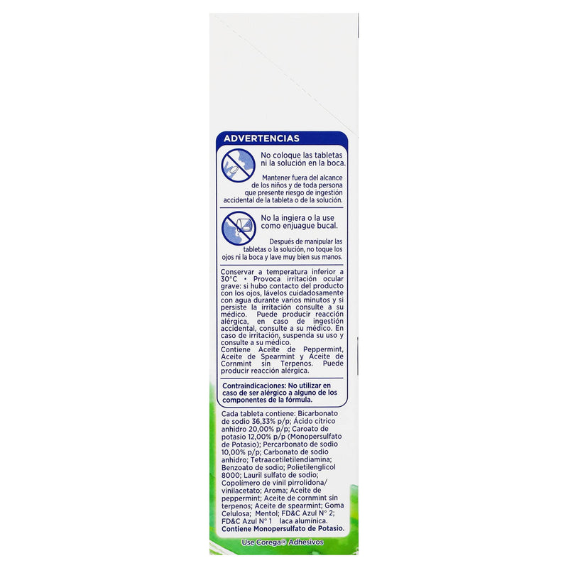 Corega Blanqueador Protesis Tabletas Efervecentes Con 30 - WeCare Pharma