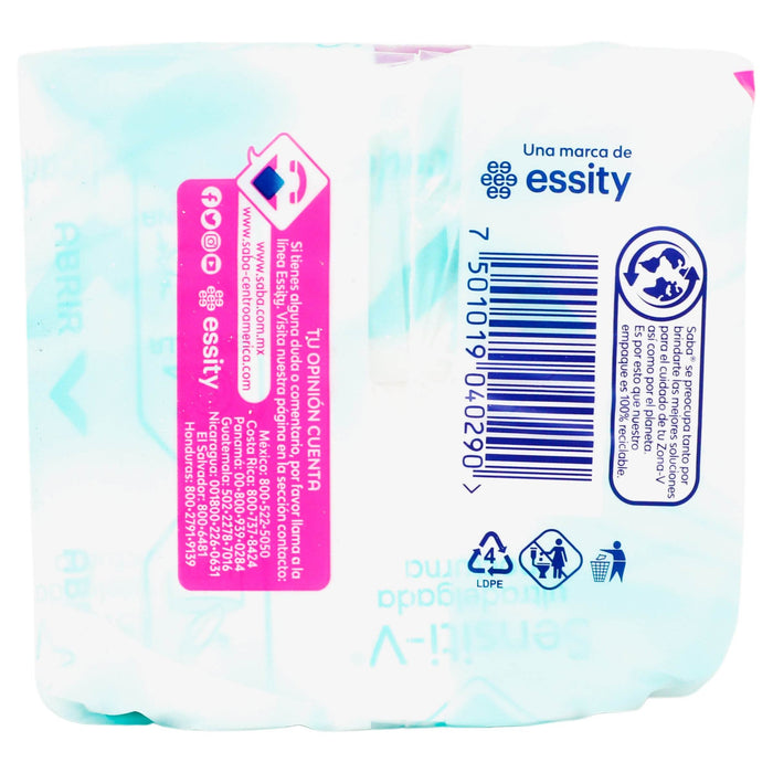 Toallas Saba Sensiti-V Nocturnas Con 18 - WeCare Pharma