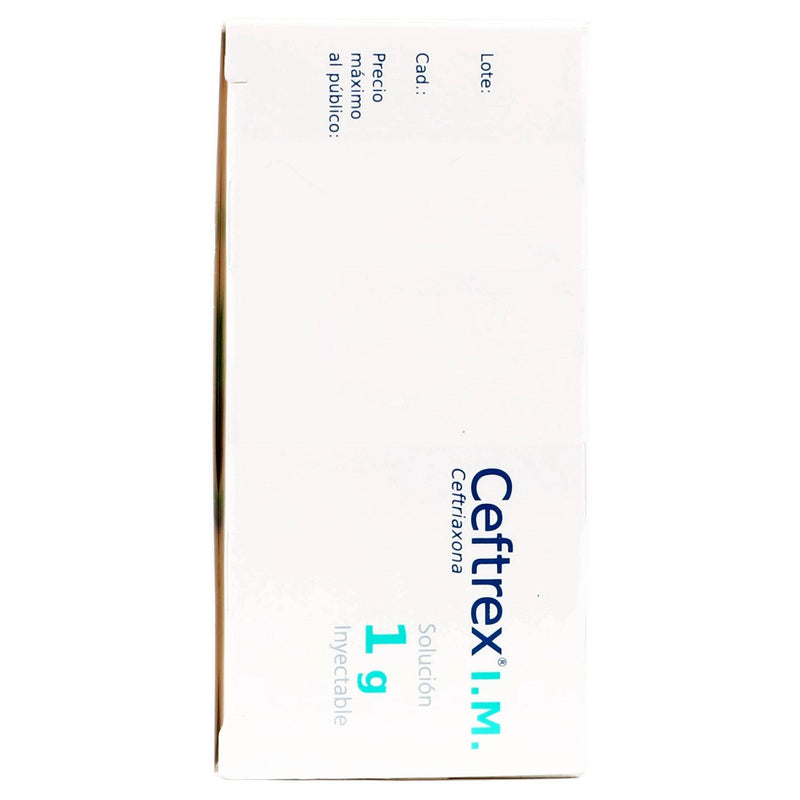 Ceftrex Im Frasco 1G Con 1 Ampulas (Ceftriaxona) - WeCare Pharma