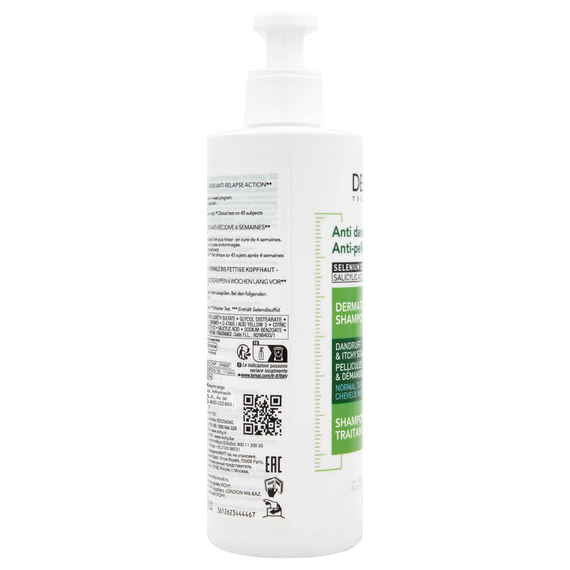 Dercos Shampoo Anticaspa Para Normal A Grasa 390Ml - WeCare Pharma