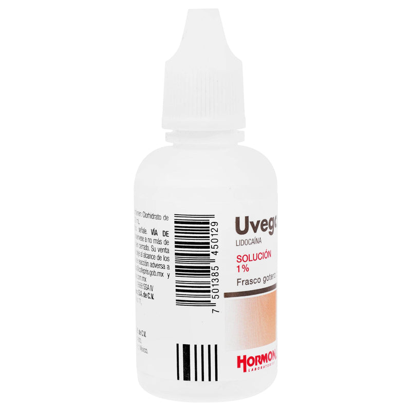 Uvega Gotas Oti 30Ml (Lidocaina) - WeCare Pharma