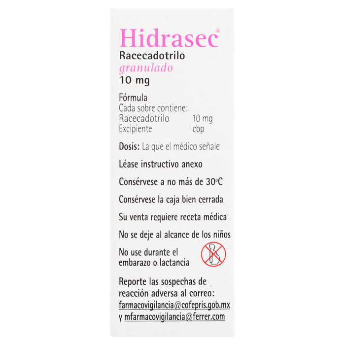 Hidrasec Sobre 10Mg Con 18 (Racecadotrilo) 7 - 7503007704573