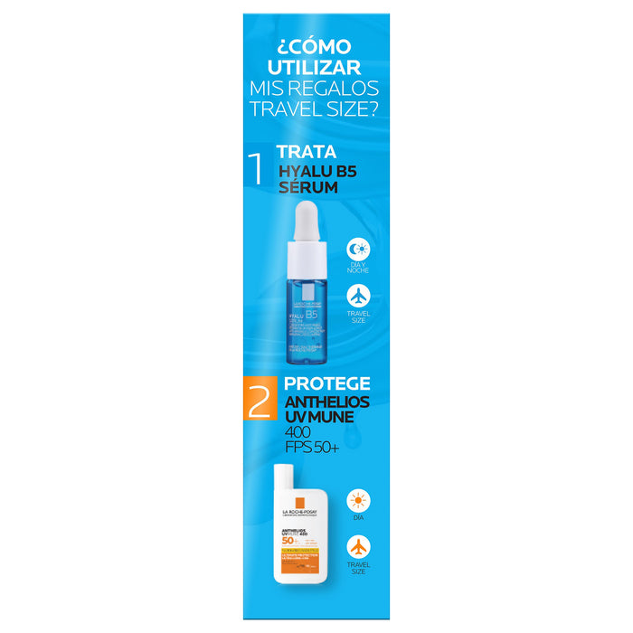 La Roche-P Kit Hyalu B5 30Ml+Hyalu B5 10Ml+ Anthelios Fluido 5 - 7509552883268