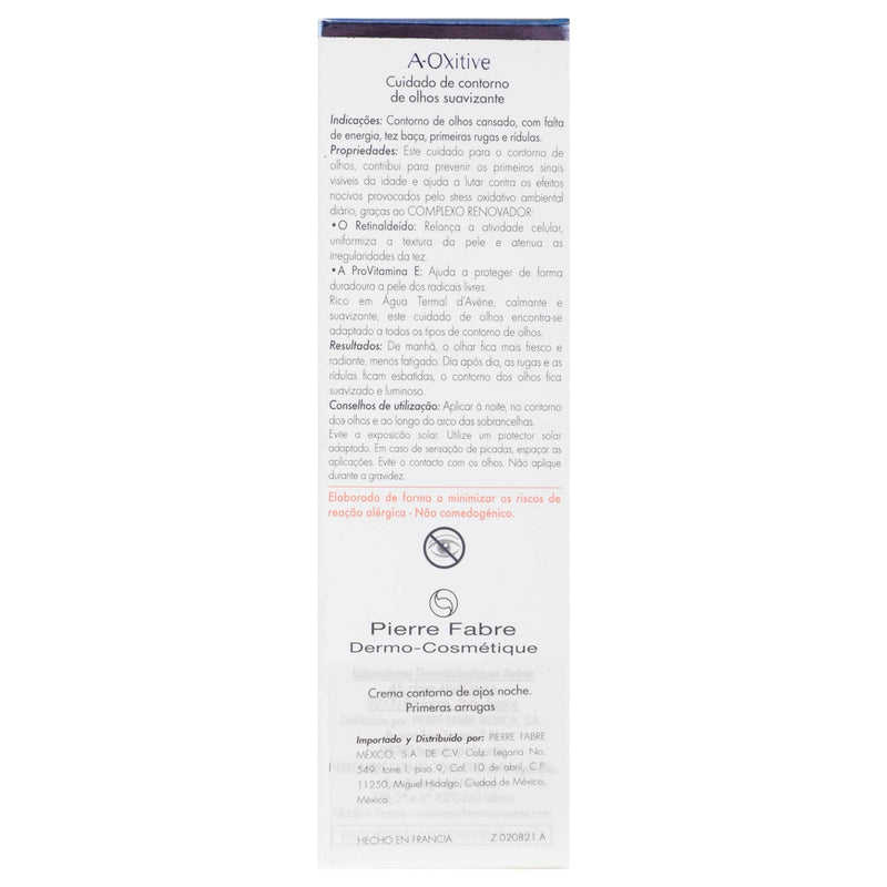 Avene A-Oxitive Contorno De Ojos 15Ml - WeCare Pharma