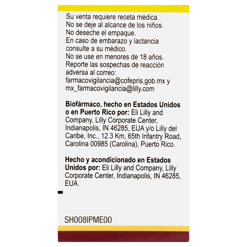 Humalog Mix 2 Frasco 100Unid/Ml 10Ml Con 1 Ampulas (Insulina Lispro/Insulina Lispro) - WeCare Pharma