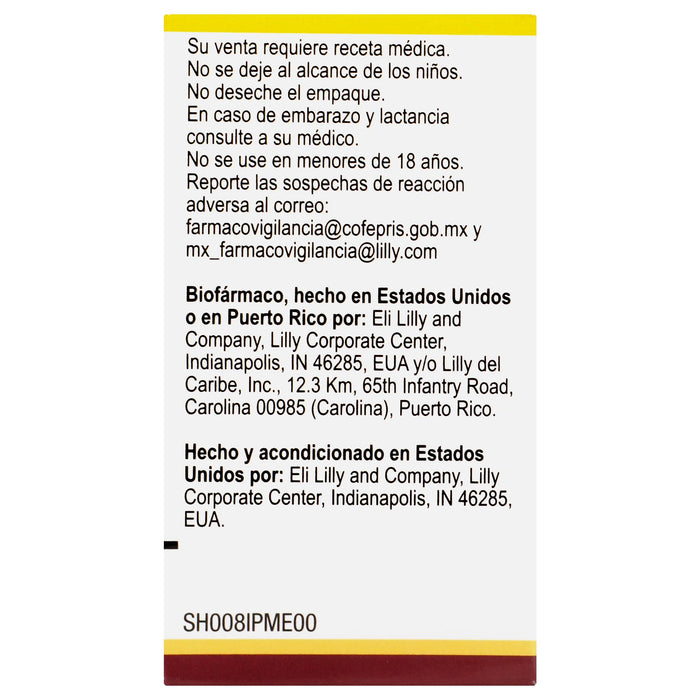 Humalog Mix 2 Frasco 100Unid/Ml 10Ml Con 1 Ampulas (Insulina Lispro/Insulina Lispro) - WeCare Pharma