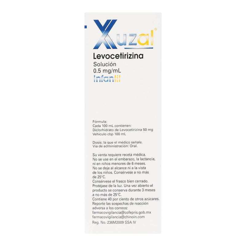 Xuzal Solución 0.5Mg/Ml 200Ml (Levocetirizina) - WeCare Pharma