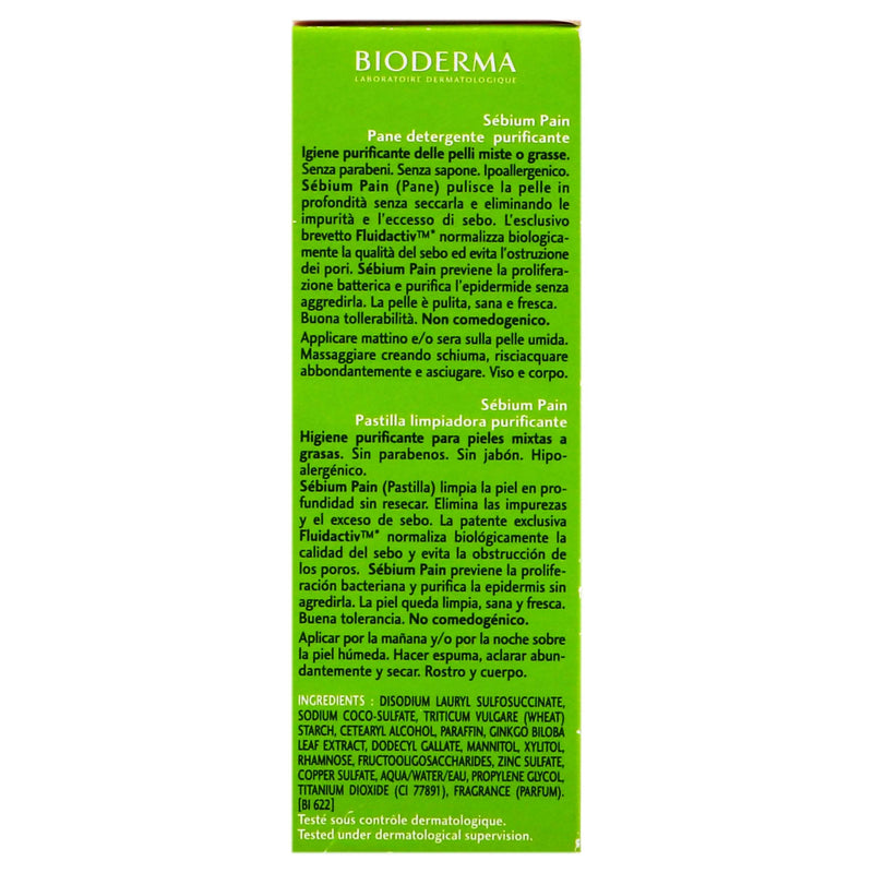 Bioderma Sebium Pain Barra 100G - WeCare Pharma