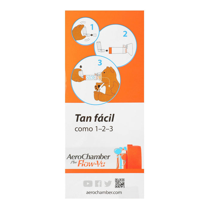 Aerochamber Plus Flow-Vu Bebe - WeCare Pharma