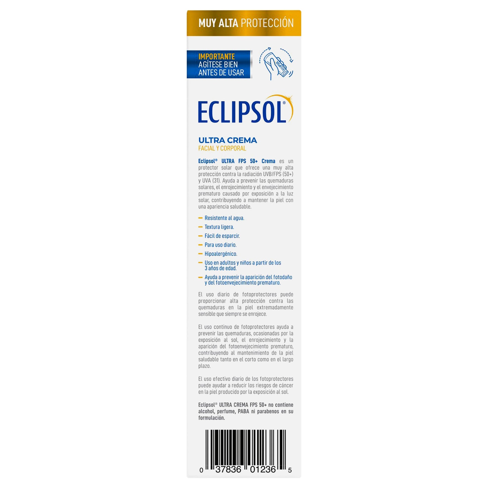 Eclipsol Ultra Crema Fps50 125G 4 - 037836012365