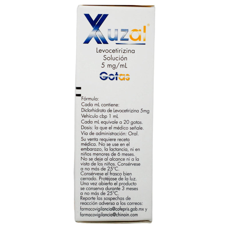 Xuzal Gotas 5Mg/Ml 20Ml (Levocetirizina) - WeCare Pharma