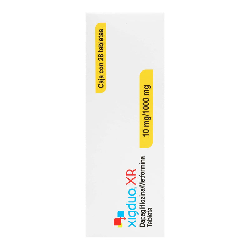 Xigduo Xr 10Mg/1000Mg Con 28 Tabletas (Dapagliflozina/Metformina) - WeCare Pharma