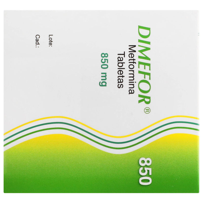 Dimefor 850Mg Con 60 Tabletas (Metformina) - WeCare Pharma