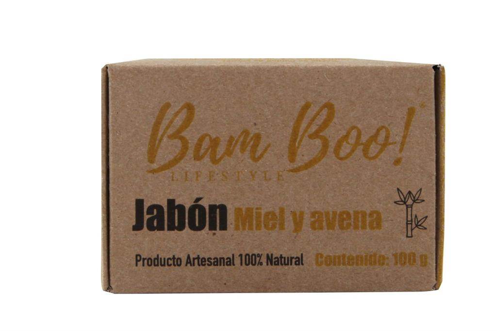 Jabon Bamboo Miel Y Avena - WeCare Pharma