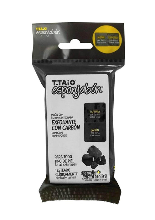 Esponjabon Exfoliante Carbon 2En1 120G - WeCare Pharma