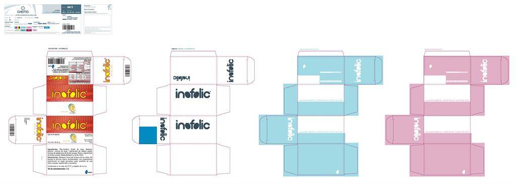 Inofolic 96.93G Con 60 Capsulas (Myo Inositol/Ac Folico/ Aceite De Soya) - WeCare Pharma