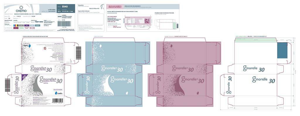 Ginorelle 30 3Mg/30Mcg Con 28 Comprimidos (Drospirenona/Etinilestradiol) - WeCare Pharma