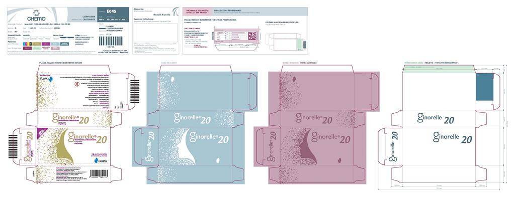Ginorelle 20 3Mg/20Mcg Con 28 Comprimidos (Drospirenona/Etinilestradiol) - WeCare Pharma