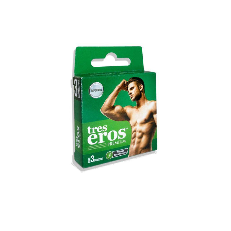 Condones Tres Eros Premium Con 3 - WeCare Pharma