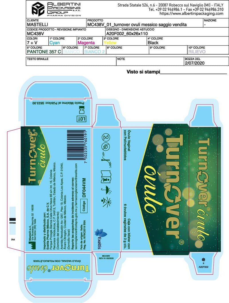 Turnover Ovulo Ovulos 3G Con 6 (Polinucleotidos) - WeCare Pharma