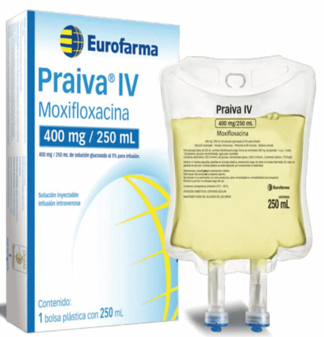 Praiva (Moxifloxacino) Bolsa 400Mg Con 1 - WeCare Pharma