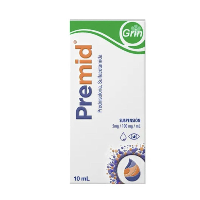 Premid (Prednisolona/Sulfacetamida) Gts Oft 450Mg/10G 10Ml