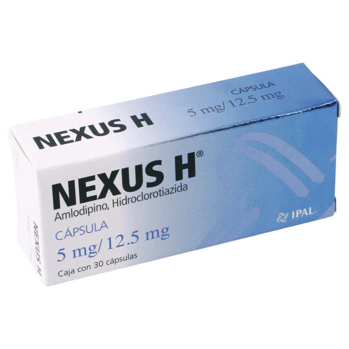 Nexus H 5Mg/12.5Mg Con 30 Tabletas (Amlodipino/Hidroclorotiazida) - WeCare Pharma