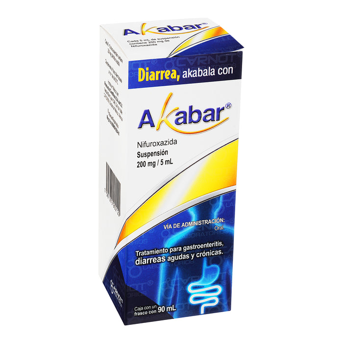 Akabar Suspensión 200Mg/5Ml Con 1 (Nifuroxazina) 2 - 7501070900120