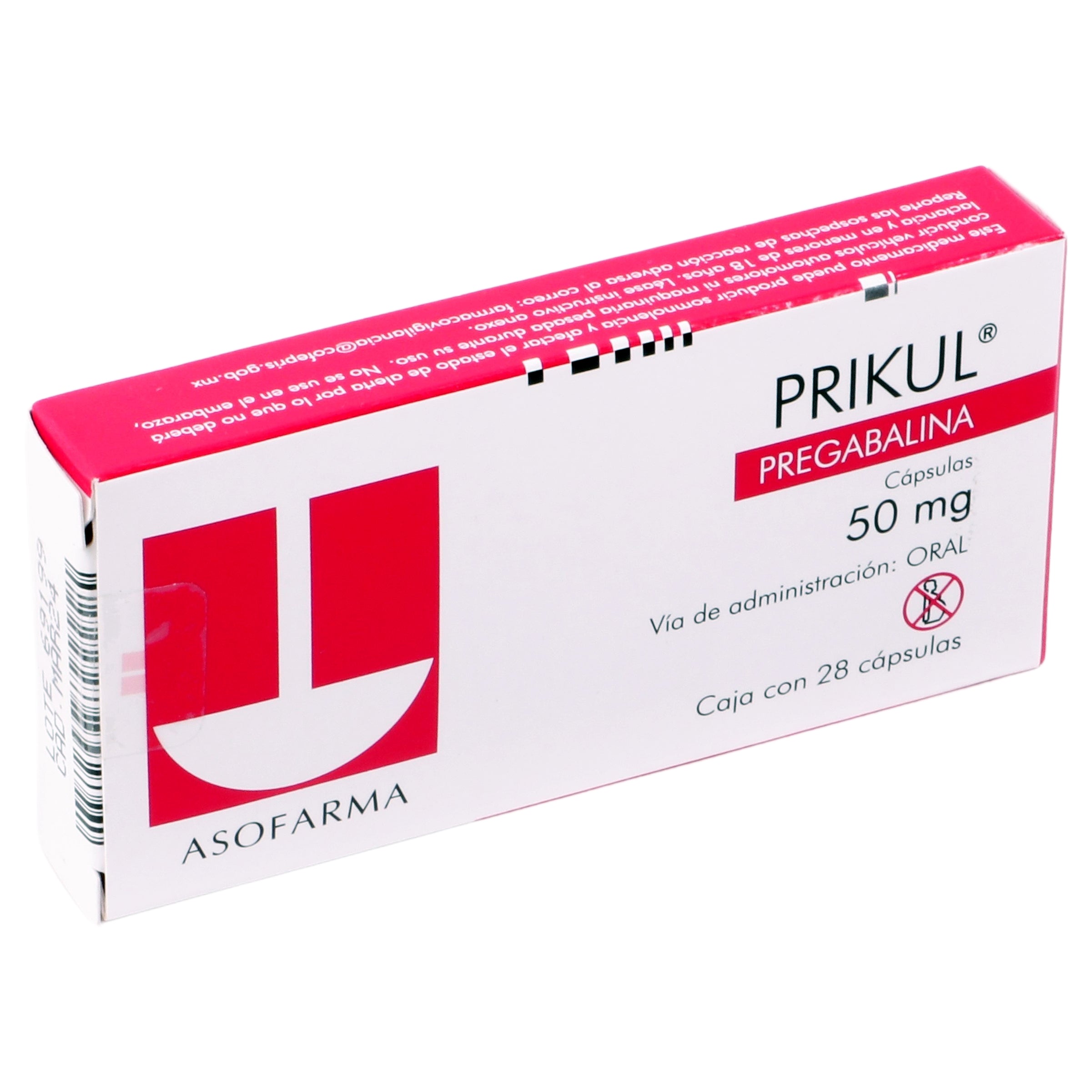 Prikul 50Mg Con 28 Capsulas (Pregabalina) 2 - 7841141004303