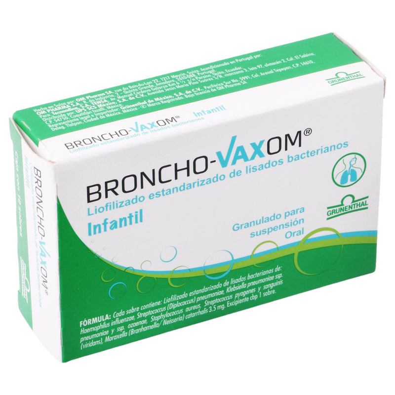 Broncho Vaxom Inf Sobres 3.5Mg Con 10 (Lisados Bacterianos) - WeCare Pharma