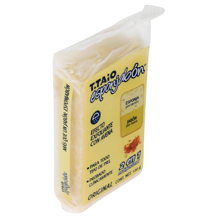 Esponjabon Exfoliante Avena 2En1 120G - WeCare Pharma