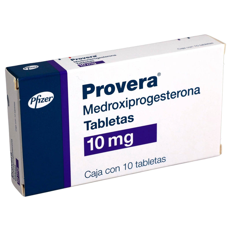 Provera 10Mg Con 10 Tabletas (Medroxiprogesterona) - WeCare Pharma