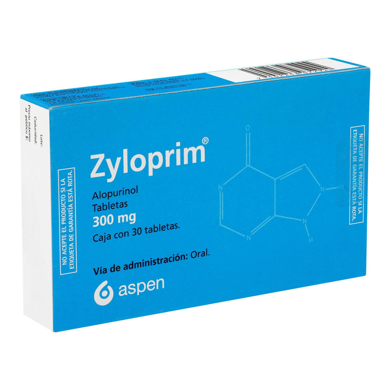 Zyloprim 300Mg Con 30 Tabletas (Alopurinol) - WeCare Pharma