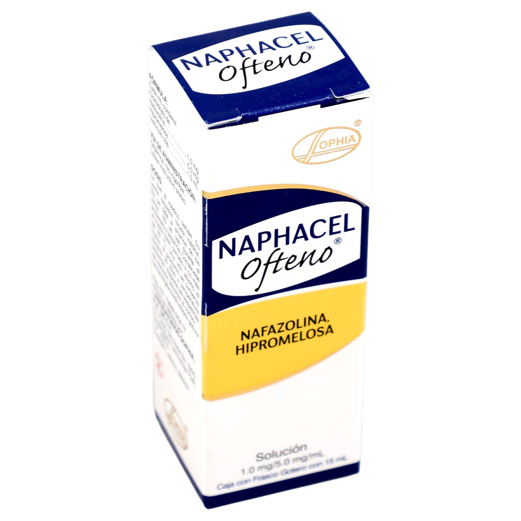 Naphacel Ofteno Gotas 1Mg/5Mg/Ml 15Ml (Nafazolina/Hipromelosa) 2 - 736085126006