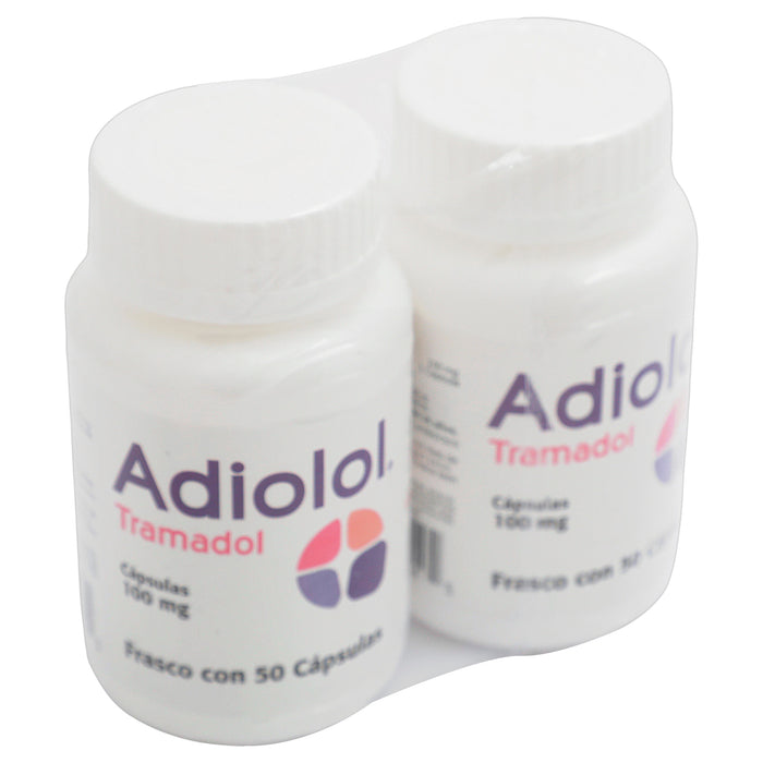 Adiolol 100Mg Con 100 Duo Pack Capsulas (Tramadol) 2 - 7257427621452