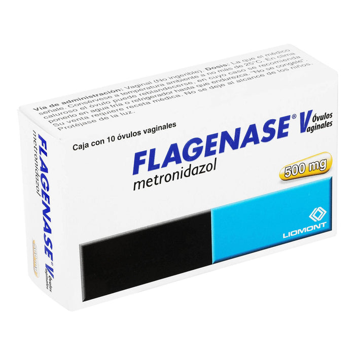 Flagenase V Ovulos 500Mg Con 10 (Metronidazol) - WeCare Pharma