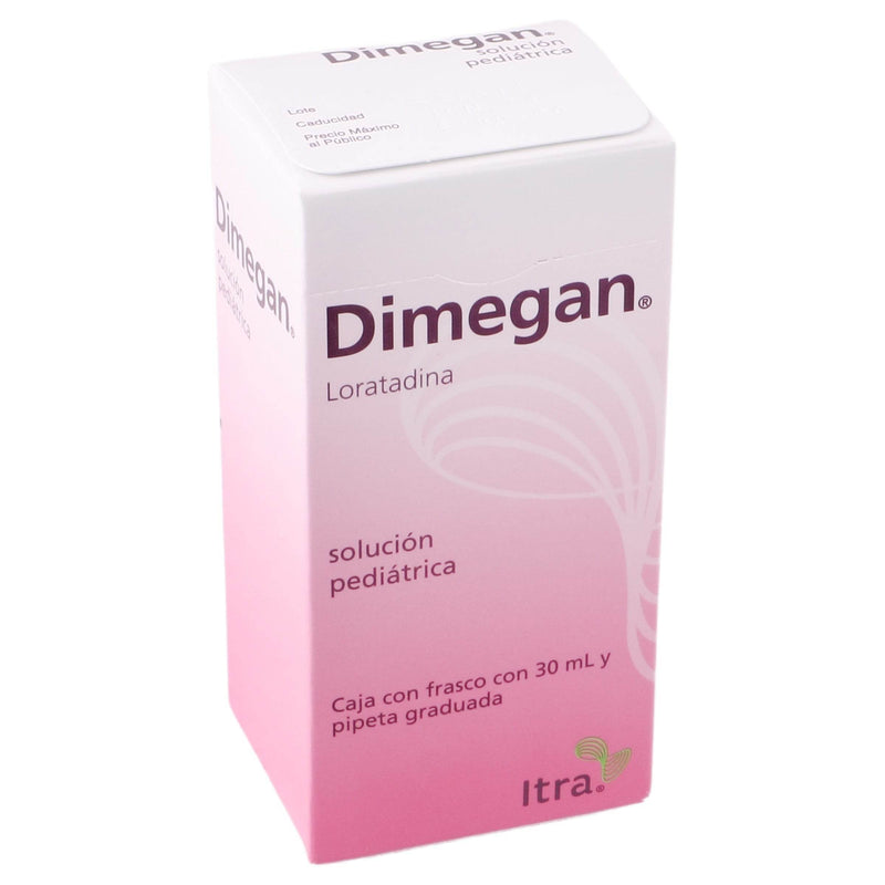 Dimegan Ped Solución 100Mg/100Ml 30Ml (Loratadina) - WeCare Pharma