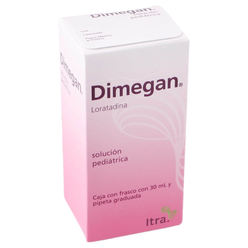 Dimegan Ped Solución 100Mg/100Ml 30Ml (Loratadina) - WeCare Pharma