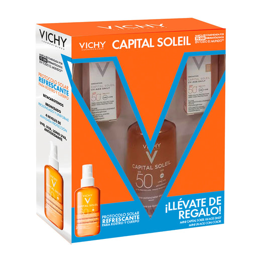 Vichy Capital Soleil Kit Aguas Solares Fps50 Con 3 2 - 7509552938791