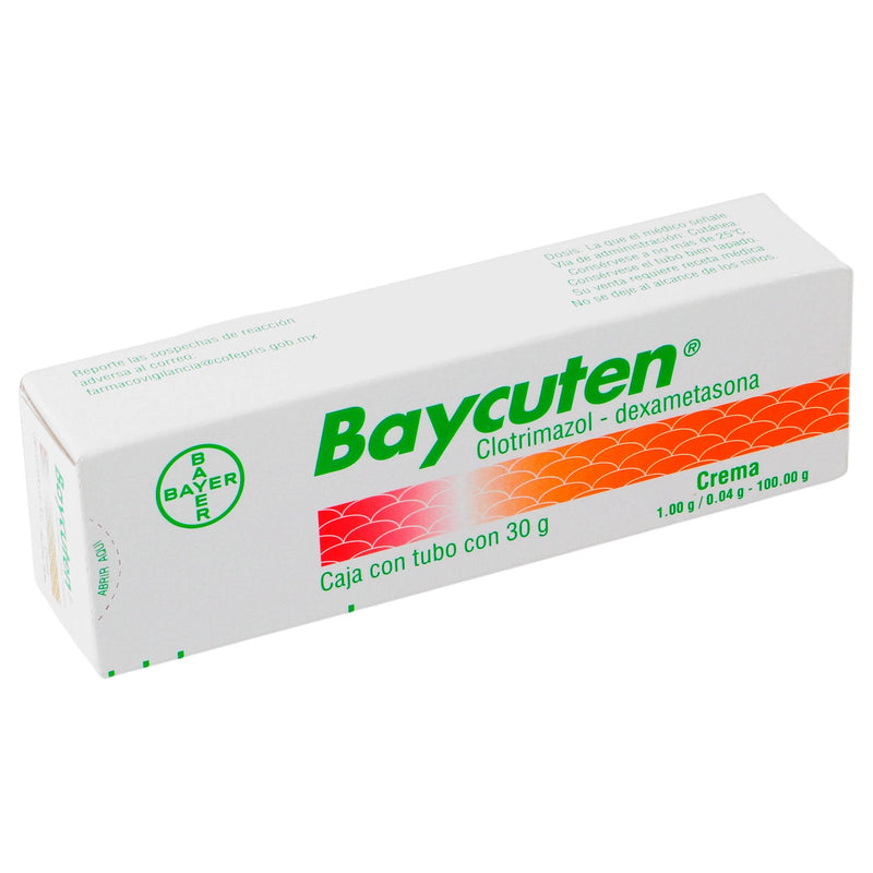 Baycuten Crema 0.04G/0.50G 30G (Clotrimazol/Dexametasona) - WeCare Pharma