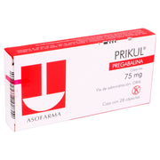 Prikul 75Mg Con 28 Capsulas (Pregabalina) - WeCare Pharma