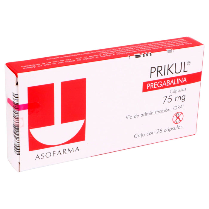Prikul 75Mg Con 28 Capsulas (Pregabalina) - WeCare Pharma