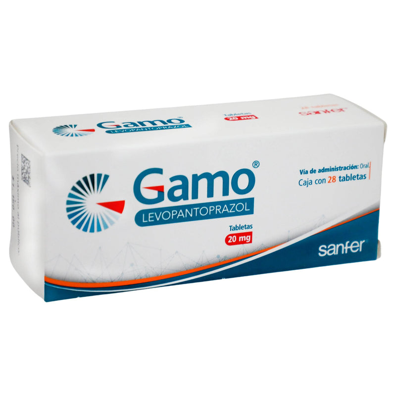 Gamo 20Mg Con 28 Tabletas (Levopantoprazol) - WeCare Pharma