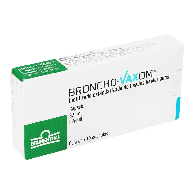 Broncho Vaxom Inf 3.5Mg Con 10 Capsulas (Lisados Bacterianos) - WeCare Pharma