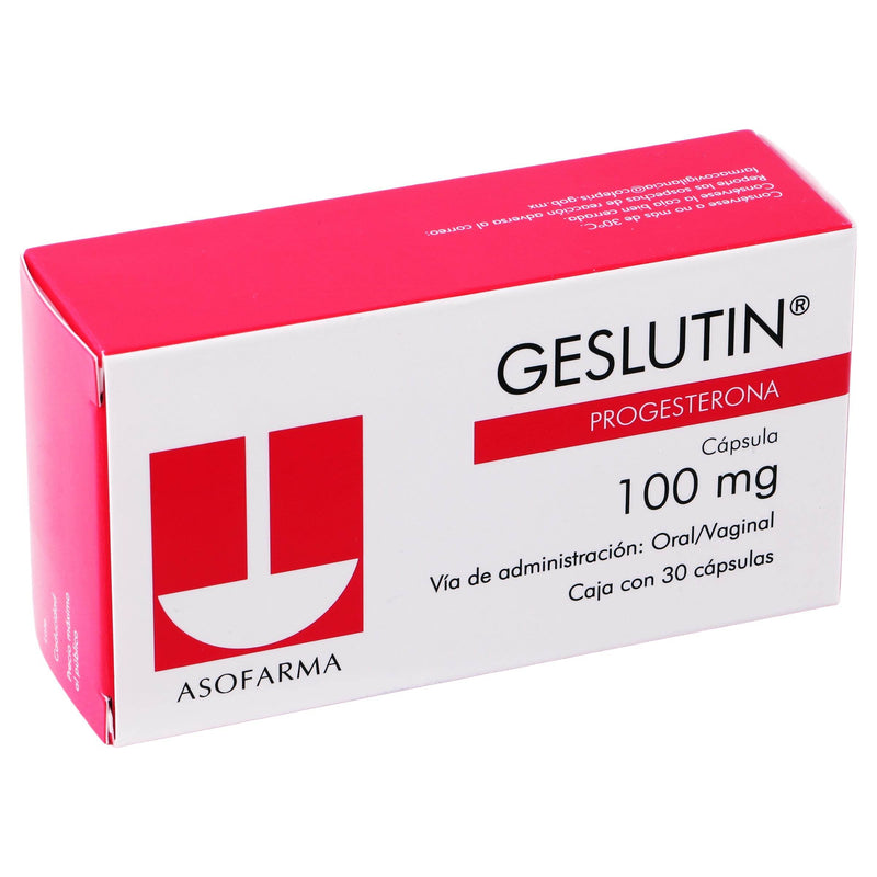Geslutin 100Mg Con 30 Capsulas (Progesterona) - WeCare Pharma