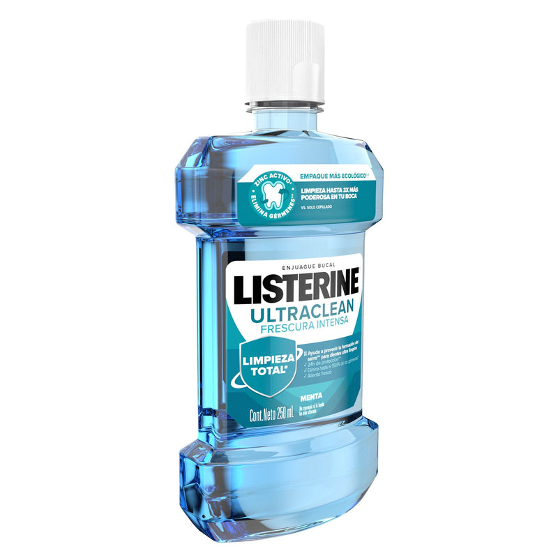 Listerine Ultraclean Frescura Intensa Menta 250Ml - WeCare Pharma