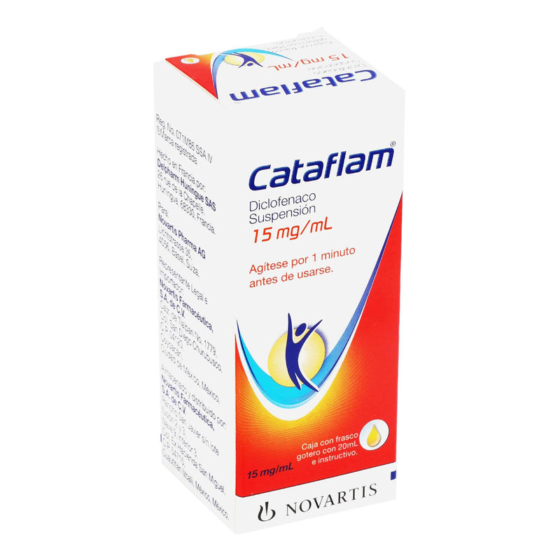 Cataflam Suspensión 15Mg/Ml 20Ml (Diclofenaco) - WeCare Pharma