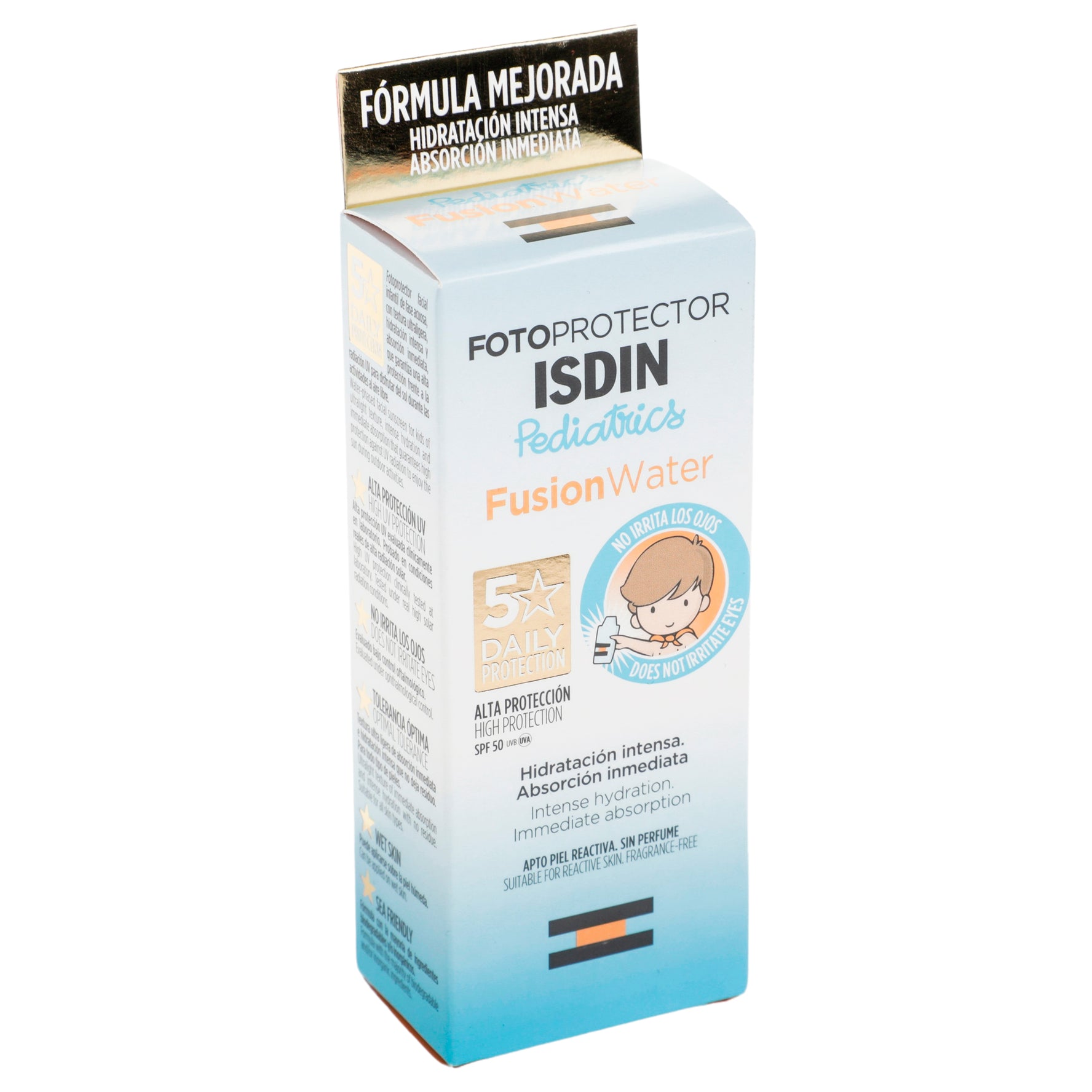 Isdin Pediatrics Fotoprotector Fusion Water Fps50 50Ml 1 - 8429420196377