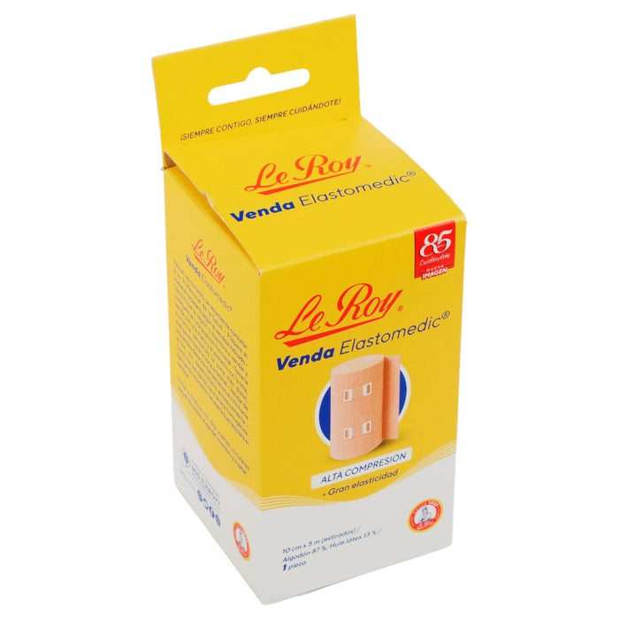 Venda Alta Compresión Elastomedic Leroy 10Cm - WeCare Pharma
