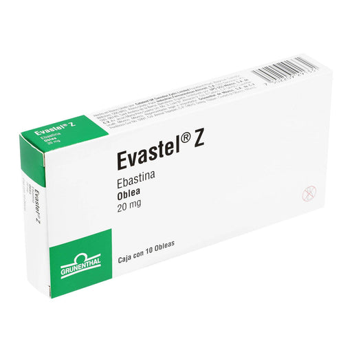 Evastel Z Oblea 20Mg Con 10 (Ebastina) - WeCare Pharma
